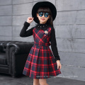 Gitter Winter Kleidung Mädchen Gitter Kleider Kinder outfits cool Gitter Kleider Nylon Kleidung warm Winterkleidung Mode Kinder